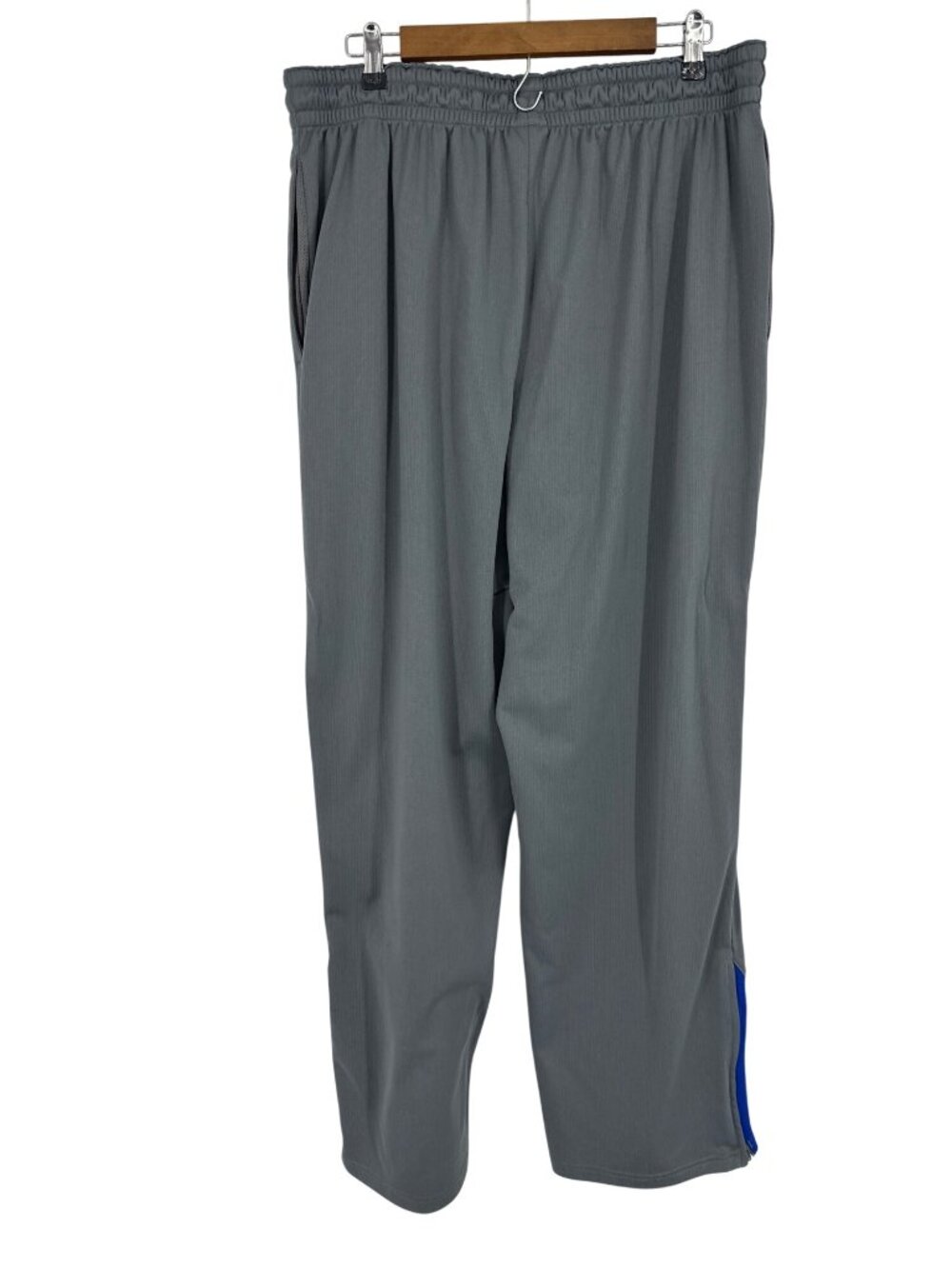 Under Armour Men's Full-Zip Gray & Blue Tracksuit Set With Logo Size XL - Picture 9 of 16